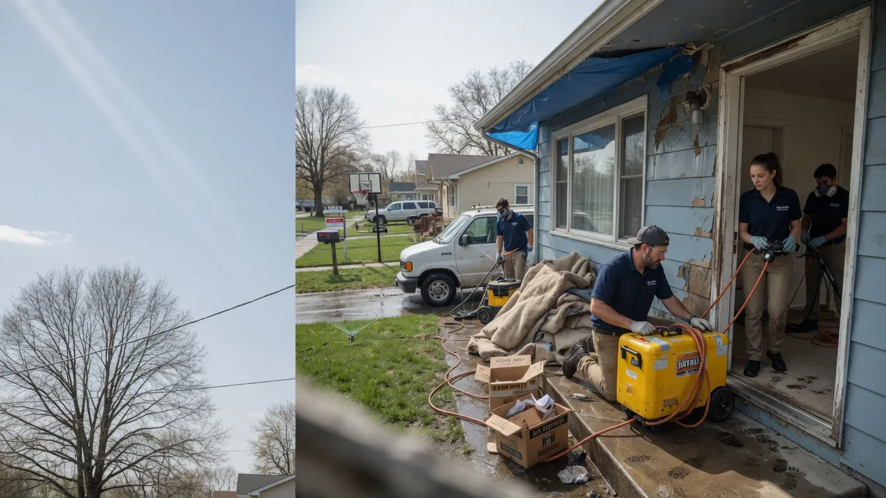Basement Flood Cleanup in Mcnabb, IL near me